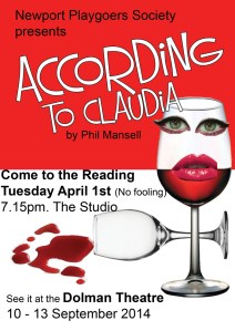 According to Claudia poster A3 (2b)-sm