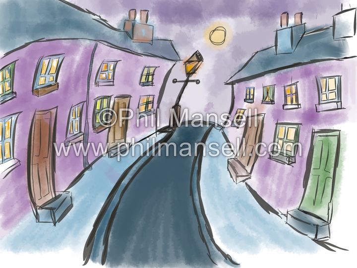 Moonlight Street by Phil Mansell