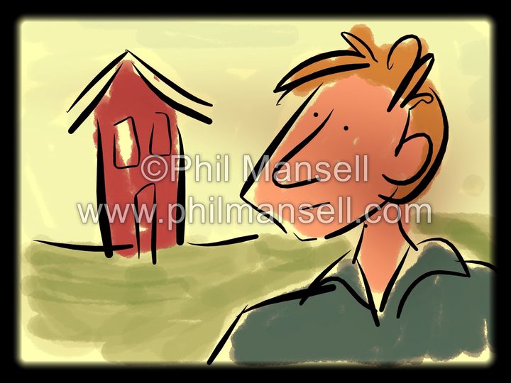 I wonder who lives there? by Phil Mansell