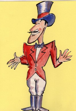 Circus character by Phil Mansell