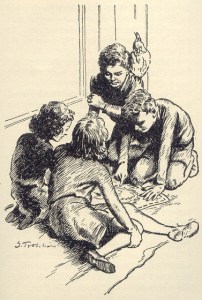 The children from the Adventure books