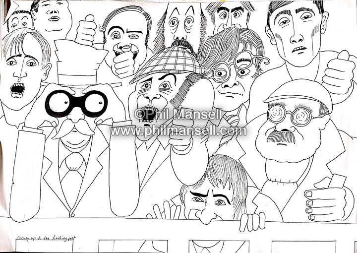 'Coming up to the finishing post' by Phil Mansell