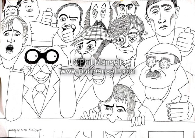 'Coming up to the finishing post' by Phil Mansell