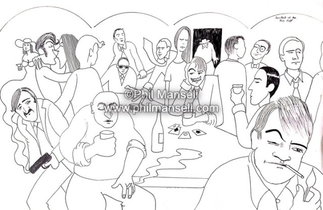 Incident at the Rio Cafe by Phil Mansell