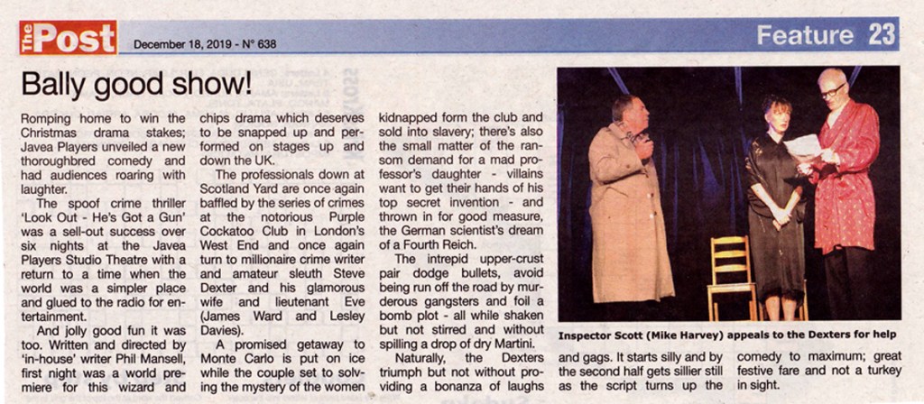 Review: Look Out - He's Got A Gun! by Phil Mansell