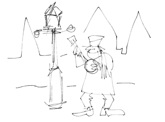 Banjo Man (early sketch)