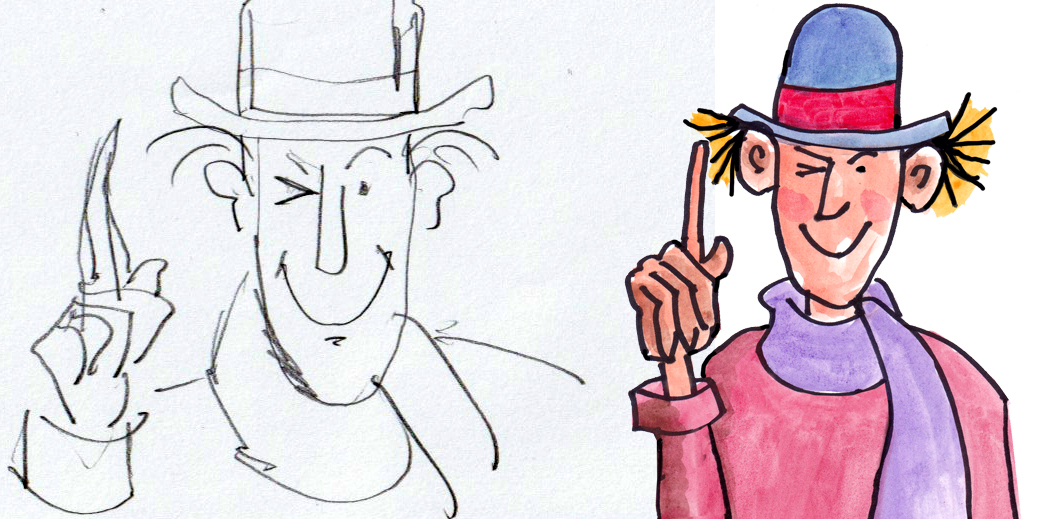 Sketch + Art BanjoMan