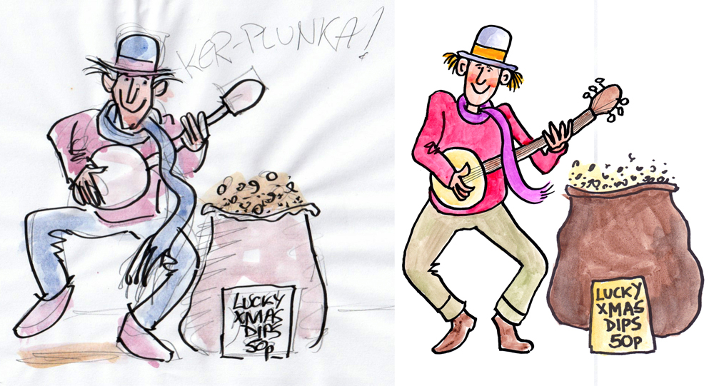 Sketch + Artwork BanjoMan